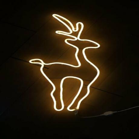 2D霓虹軟燈管站立鹿