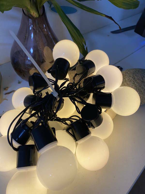 LED大圓球燈串 暖白/彩光